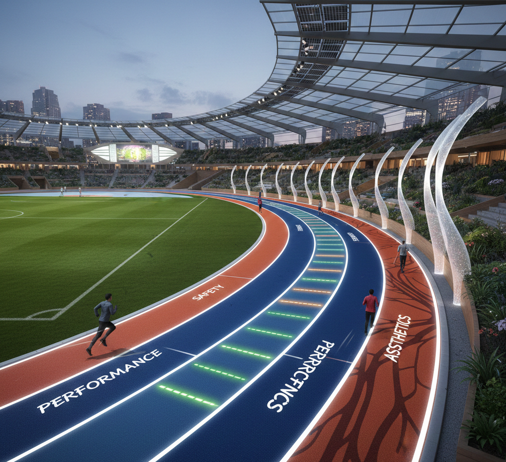 Stadium Jogging Track Design