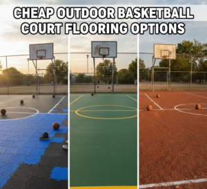 Cheap Outdoor Basketball Court Flooring Options