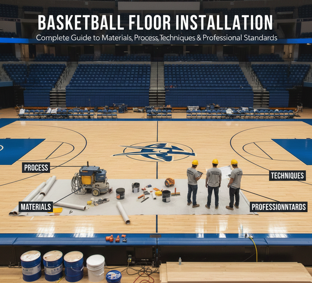 Basketball Floor Installation