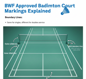 BWF Approved Badminton Court Markings Explained