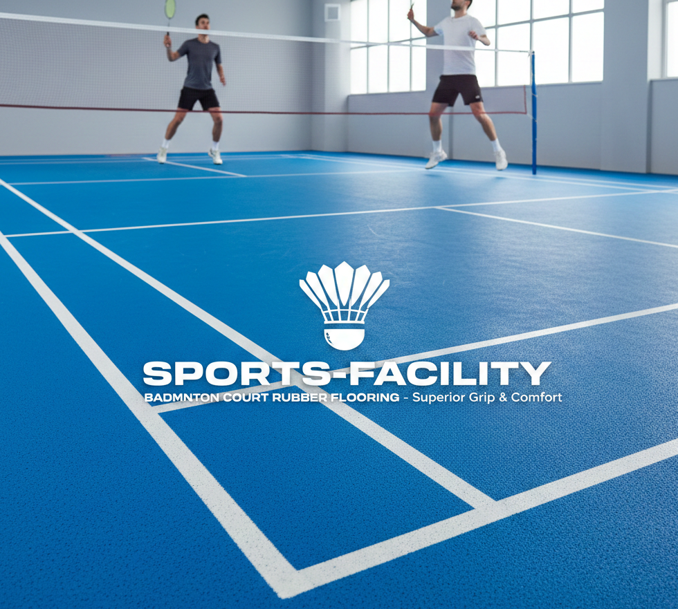 Badminton Court Rubber Flooring