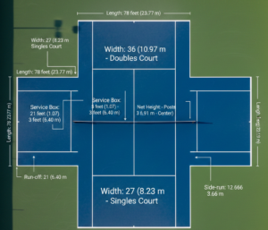 Tennis Court Dimensions and Design Standards