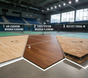 Types of Wooden Flooring for Badminton Courts