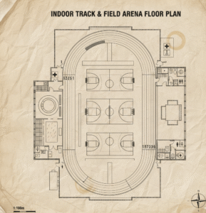 Key Components of an Indoor Track Floor Plan