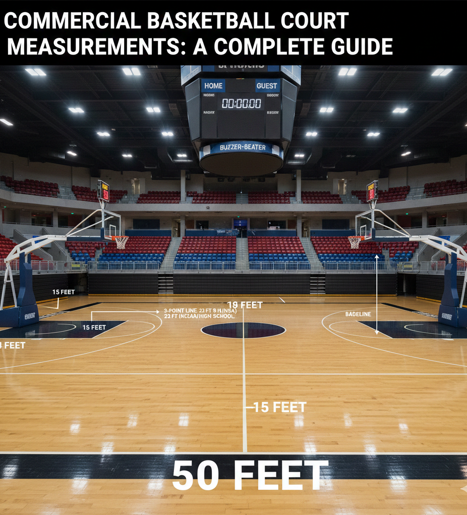 Commercial Basketball Court Measurements