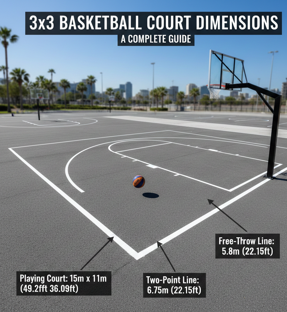 3x3 Basketball Court Dimensions