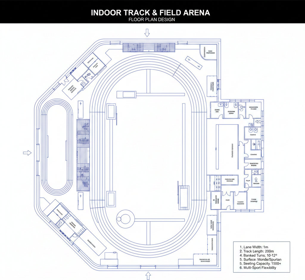 Indoor Track Floor Plan