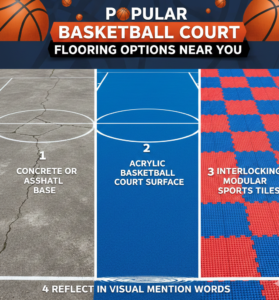 Popular Basketball Court Flooring Options Near You