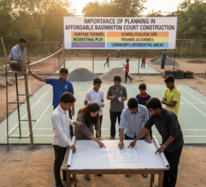 Importance of Planning in Cheap Badminton Court Construction