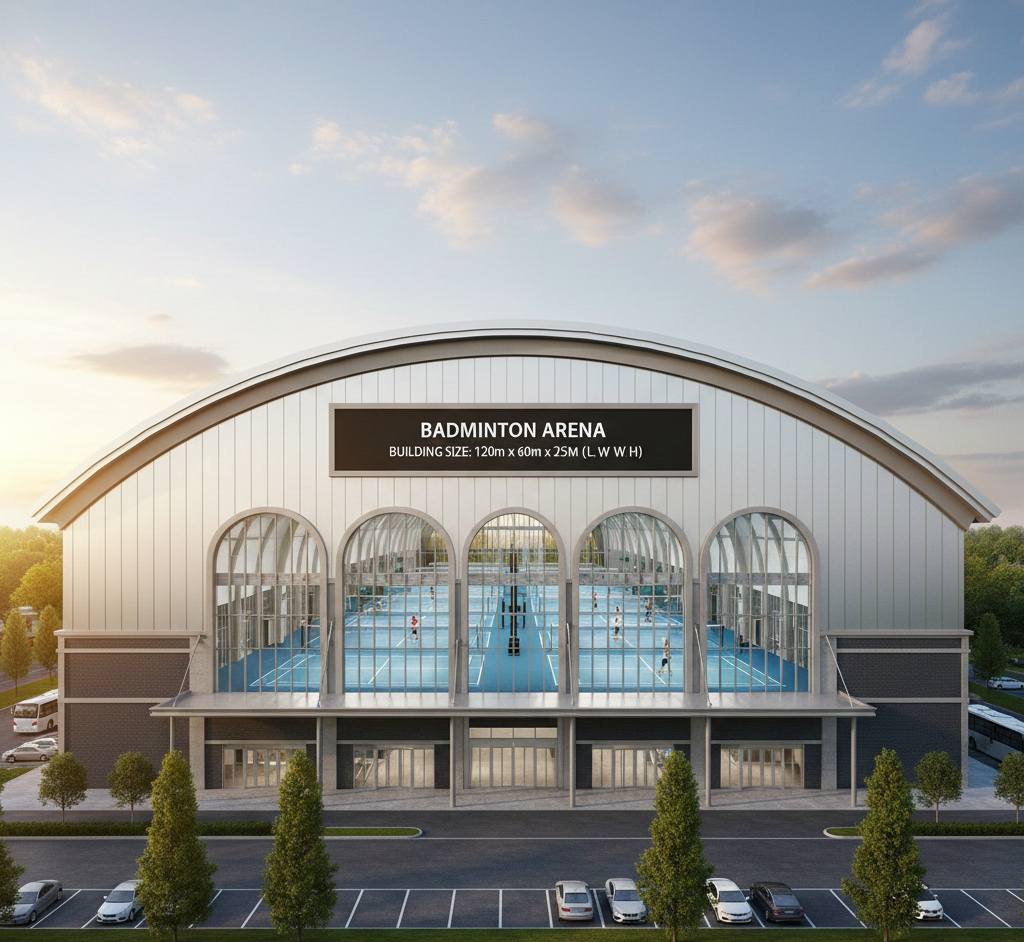 Badminton Court Building Size