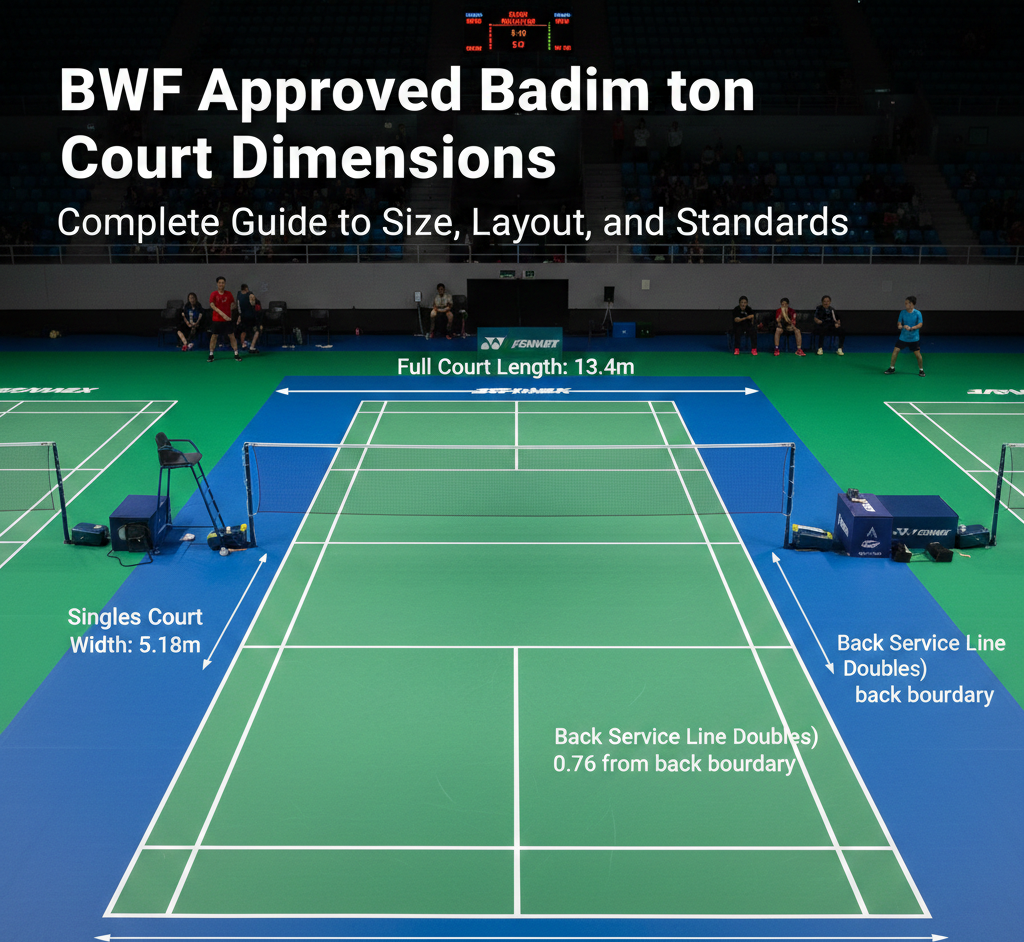 BWF Approved Badminton Court Dimensions
