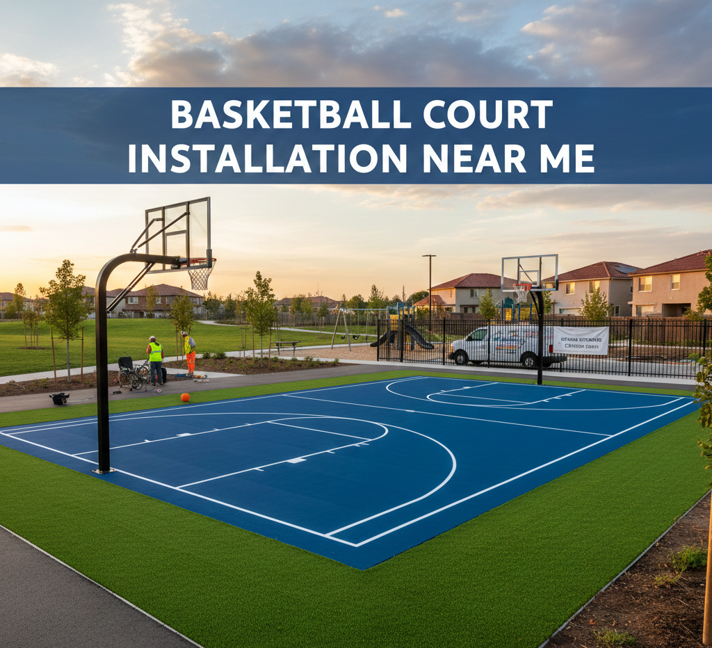 Basketball Court Installation Near Me