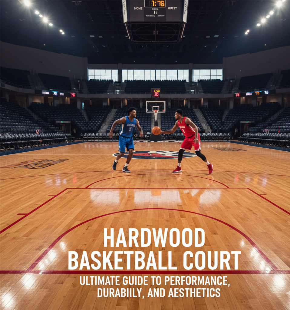 Hardwood Basketball Court