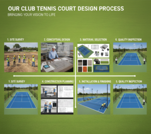 Our Club Tennis Court Design Process