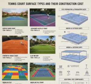 Tennis Court Surface Types and Their Construction Cost