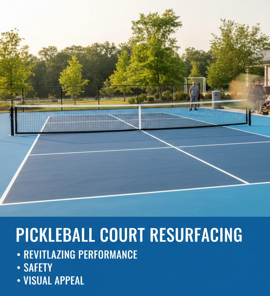 Pickleball Court Resurfacing