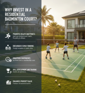 Why Invest in a Residential Badminton Court?