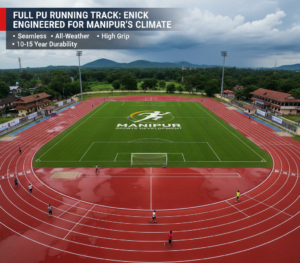 What is a Full PU Running Track?
