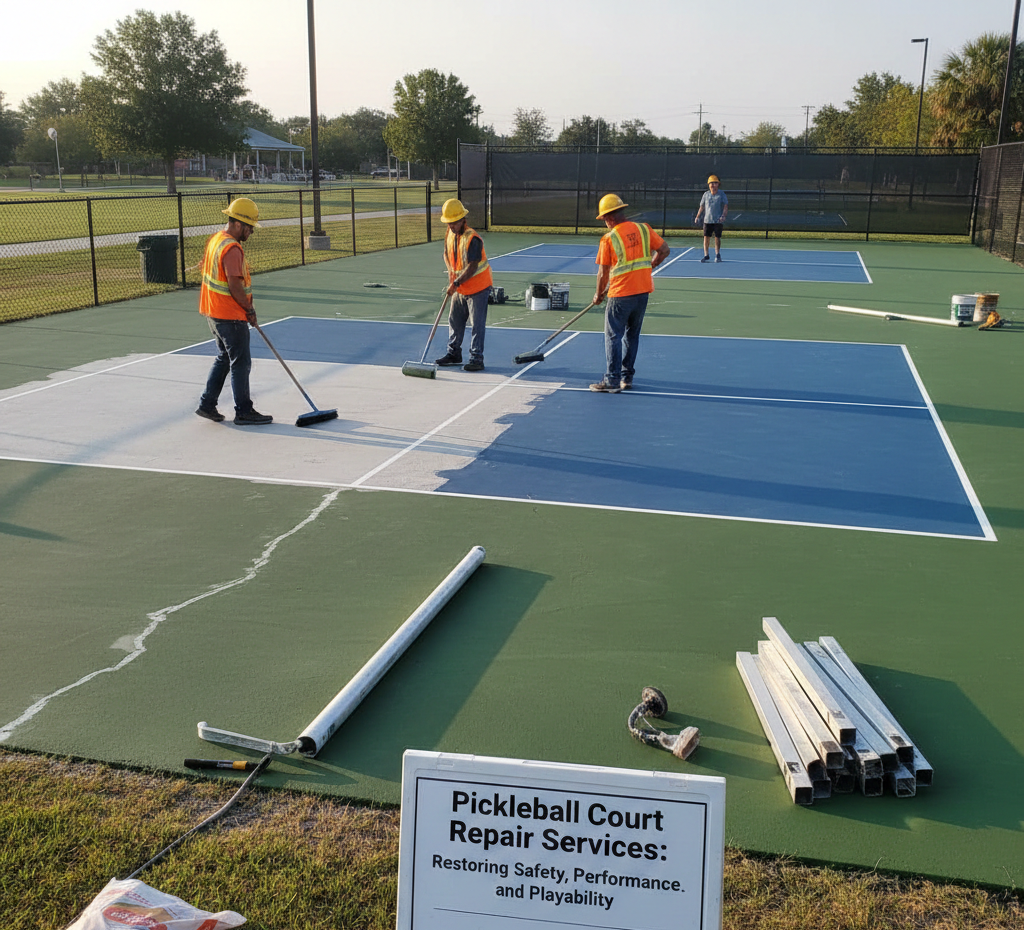 Pickleball Court Repair Services