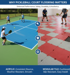 Why Pickleball Court Flooring Matters