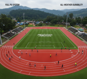 What is a Full PU Running Track?