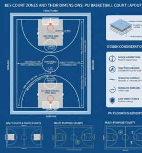 Key Court Zones and Their Dimensions