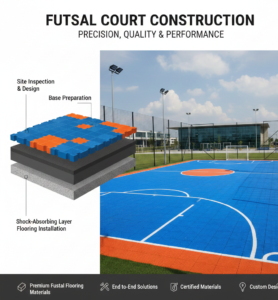 Futsal Court Construction – Precision, Quality & Performance