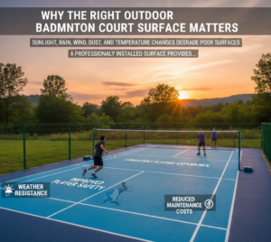 Why the Right Outdoor Badminton Court Surface Matters