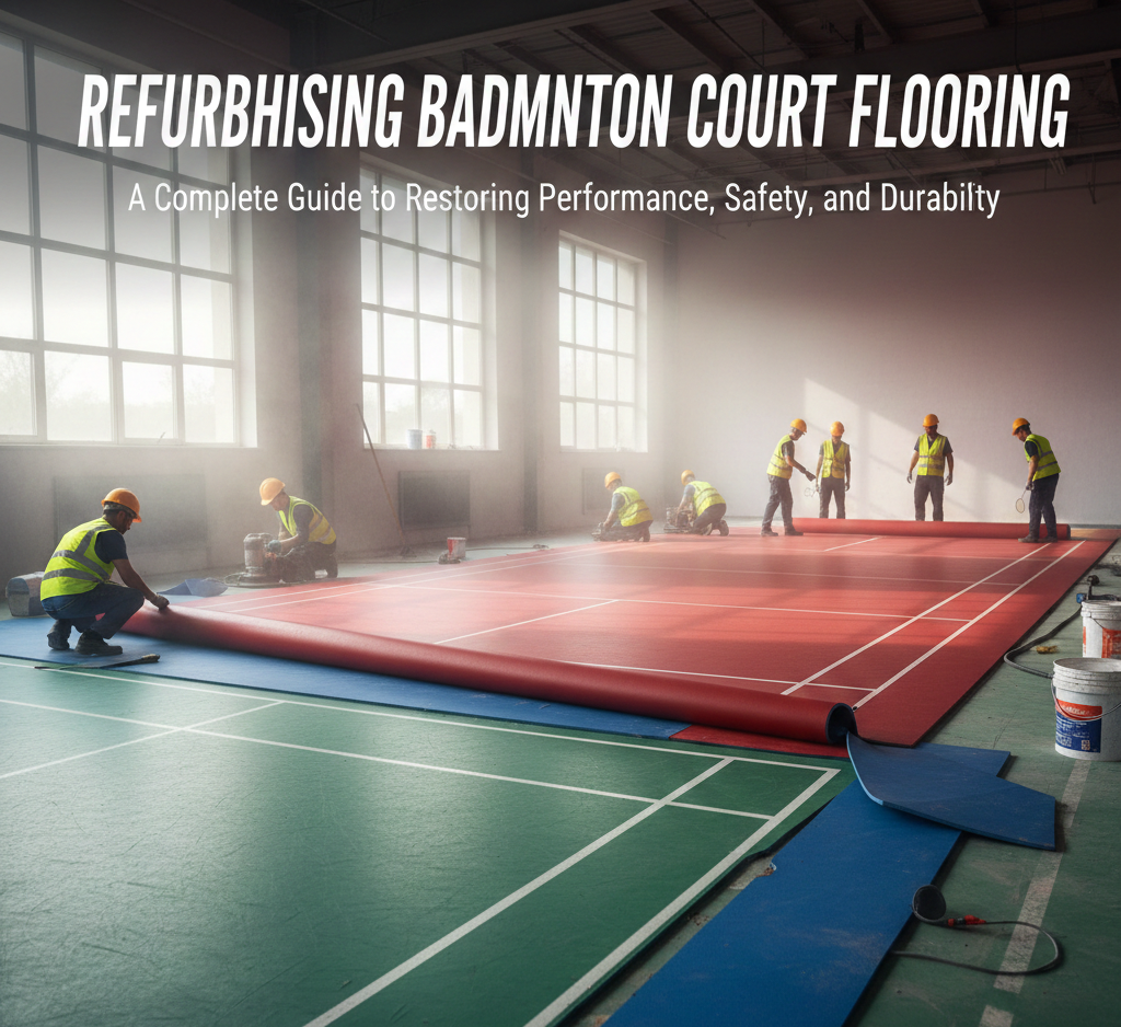 Refurbishing Badminton Court Flooring