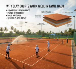 Why Clay Courts Work Well in Tamil Nadu