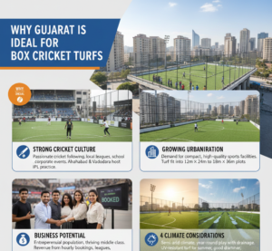 Why Gujarat is Ideal for Box Cricket Turfs