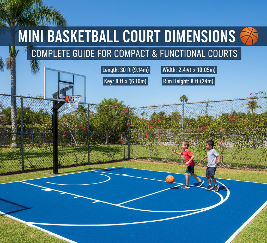 Mini Basketball Court Dimensions