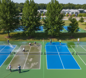 Our Pickleball Court Resurfacing Process