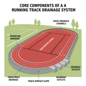Core Components of a Running Track Drainage System