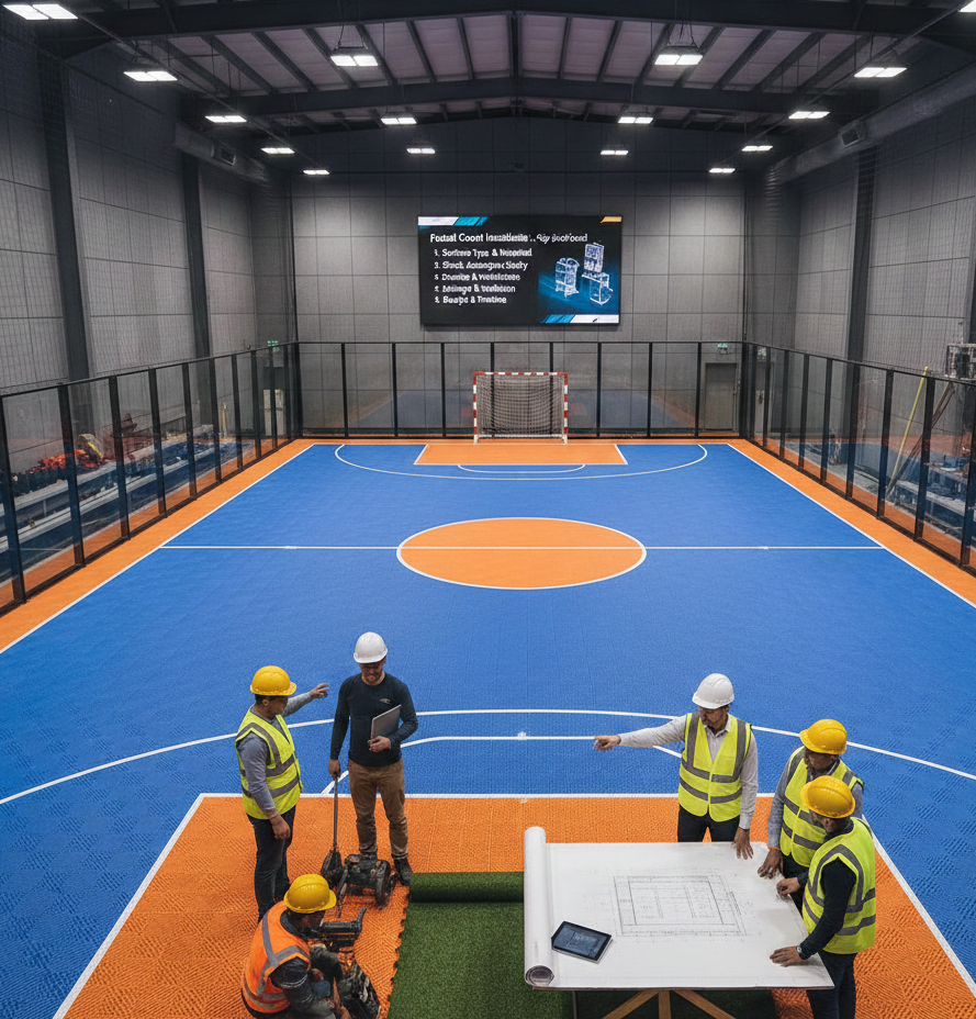 Futsal Court Installation