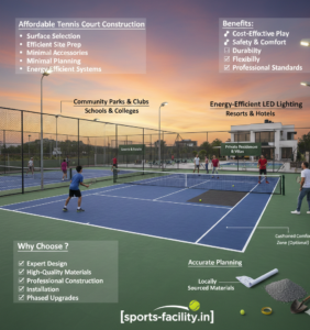 How We Make Tennis Court Construction Affordable