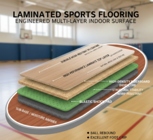 What Is Laminated Sports Flooring?