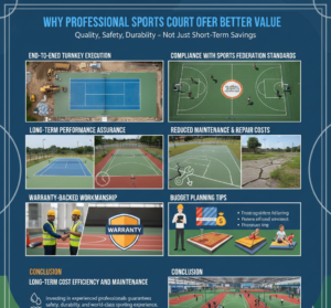 Why Professional Sports Court Builders Offer Better Value