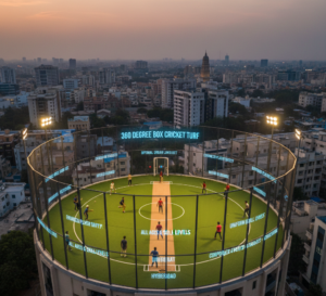 What is a 360 Degree Box Cricket Turf?