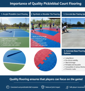 Importance of Quality Pickleball Court Flooring