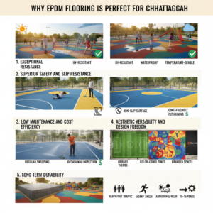 Why EPDM Flooring Is Perfect for Chhattisgarh