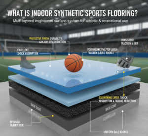 What Is Indoor Synthetic Sports Flooring?