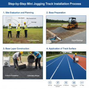 Step-by-Step Mini Jogging Track Installation Process