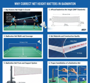 Why Correct Net Height Matters in Badminton