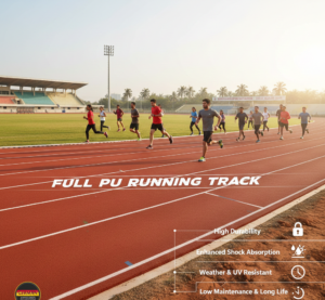 What is a Full PU Running Track?