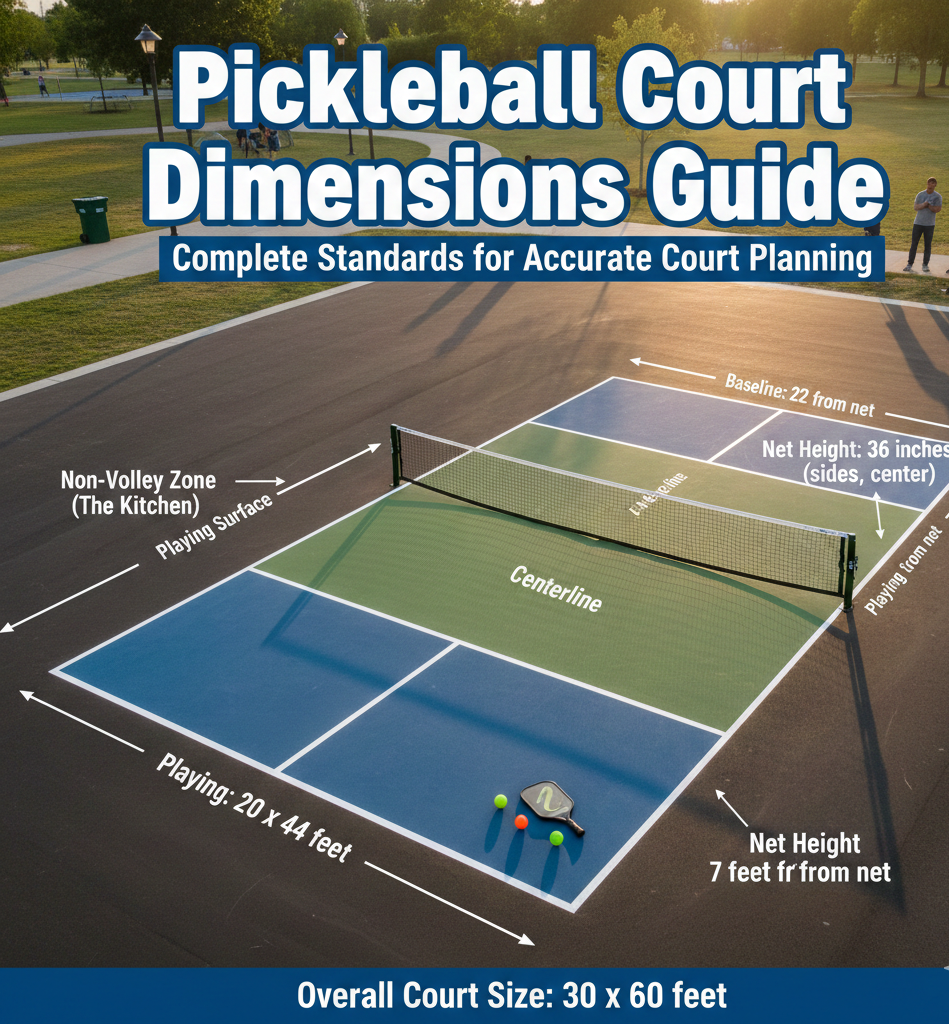 Pickleball Court Dimensions Guide