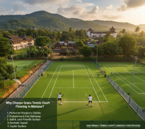 Why Choose Grass Tennis Court Flooring in Manipur?