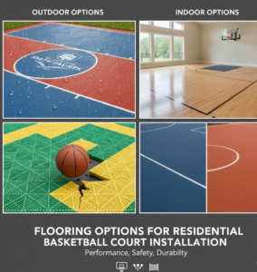 Flooring Options for Residential Basketball Court Installation