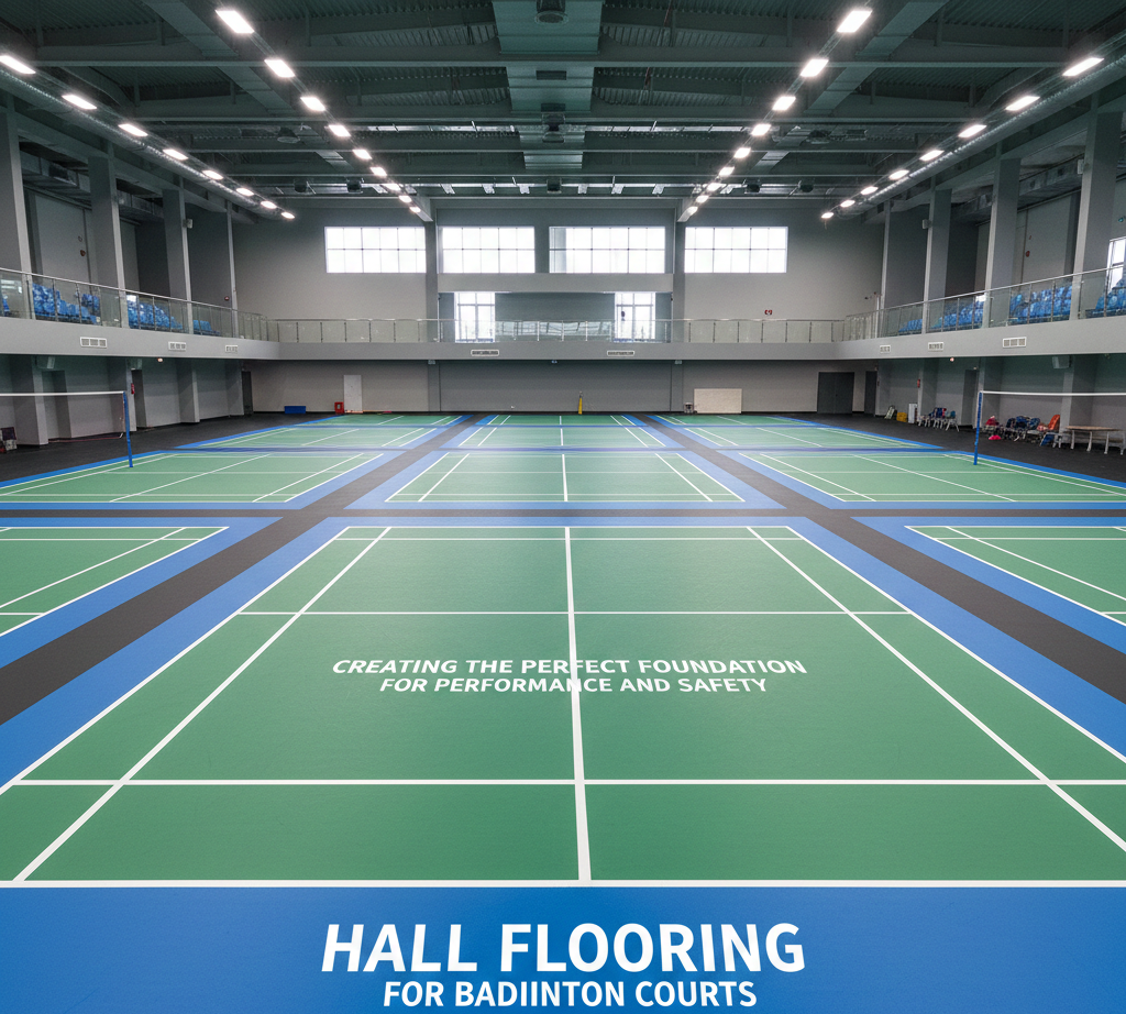 Hall Flooring for Badminton Courts