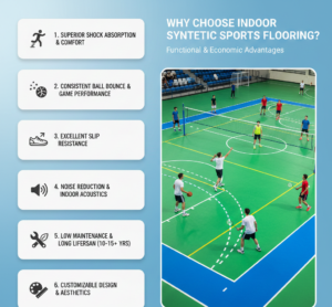Why Choose Indoor Synthetic Sports Flooring?